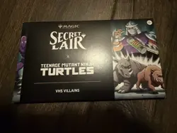 SECRET LAIR X Teenage Mutant Ninja Turtle (TMNT) VHS VILLAINS NON-FOIL - Image 2