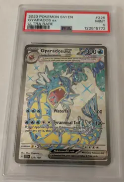 GYARADOS EX PSA 9 - 2023 POKEMON SVI EN-SCARLET & VIOLET ULTRA RARE #225 - Image 1