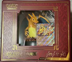 Pokemon Charizard EX Super Premium Collection Box Sealed New (10) Booster Packs - Image 1