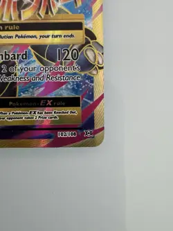 M Blastoise EX 102/108 - Pokemon: XY Evolutions (2016) - Full Art Holo - LP - Image 4