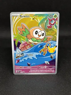 First Partner Rowlet Litten Popplio 30th Promo Set 043 044 045 Pokemon TCG - Image 2