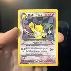 Pokemon Dark Hypno Team Rocket 9/82 Rare Unlimited 60HP Psypunch WOTC English HP - Image 1
