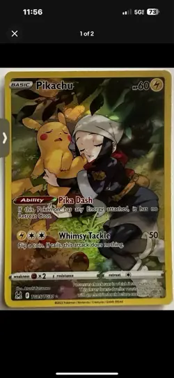 Pokemon TCG Lot Pikachu Hoopa V Charizard GX Fusion Strike TG GX 3 Holo English - Image 1