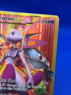 2016 Pokemon XY BREAKthrough Mewtwo EX 164/162 Full Art Secret Rare LP/MP - Image 4