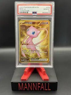 Mew EX SVP 053 Pokemon TCG Scarlet & Violet 151 PSA 10 - Image 1