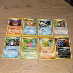 Pokemon TCG EX Legend Maker 2003-2004 Regular Non-Holo Lot X8 Cards - Image 1