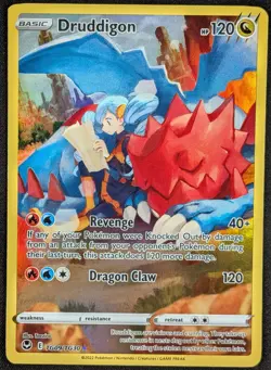 Druddigon Silver Tempest Trainer Gallery Ultra Rare Pokemon Card TG09/TG30 (NM) - Image 1