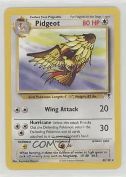 Pidgeot Pokemon Legendary Collection #33 2002 - Image 1