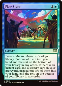 MTG Secrets of Strixhaven Flow State Foil 0049 - Image 1