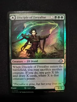MTG Disciple of Freyalise Garden of Freyalise Foil 0250 Modern Horizons 3 NM - Image 1