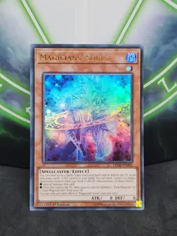 Yugioh Magicians' Souls LED6-EN002 Ultra Rare 1st Edition NM - Image 1