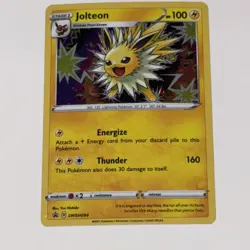 Pokemon TCG PROMO Lot Jolteon And Eevee Holo Sword And Shield Promo NM - Image 2