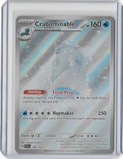 Pokemon- Crabominable 149/142 Stellar Crown Illustration Rare - Image 1