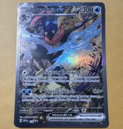 Pokemon Greninja EX Full Art Promo 132 Sv: Scarlet & Violet Holo English - Image 1