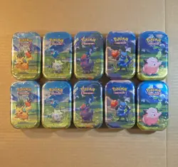 Pokemon TCG Mega Evolution Ascended Heroes (Lot of 10) New/Sealed Mini Tins - Image 4