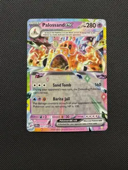Pokemon TCG Palossand ex 091/191 Sv08: Surging Sparks Double Rare Near Mint - Image 1