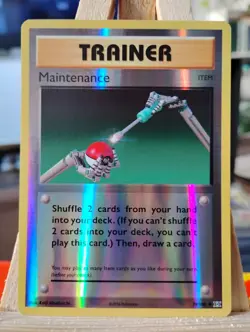 Maintenance 79/108 Evolutions Trainer Reverse Holo NM Pokemon Tcg - Image 1