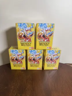 *LOT OF 5* One Piece Double Pack Set Vol.10 DP-10 OP15-EB04 ENG - Image 1