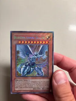 Blue-Eyes Shining Dragon RP02-EN096 2020 Reprint Secret Rare YUGIOH - Image 2