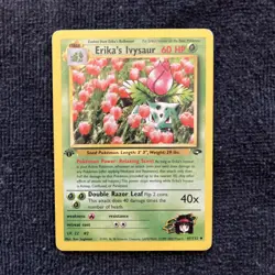 Pokemon Gym Challenge 41/132 Erika's Ivysaur 1st Edition Pokemon Card - Image 1