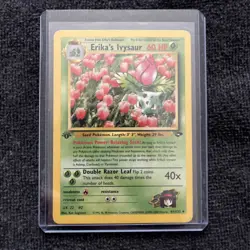 Pokemon Gym Challenge 41/132 Erika's Ivysaur 1st Edition Pokemon Card - Image 3