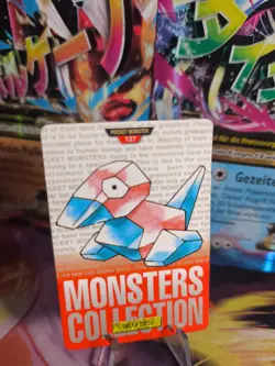 Pokemon Karte Card carddass Monsters collection Red 1996 japanese Porygon Good - Image 1