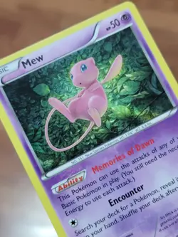 LP Mew 29/124 Fates Collide Holo Pokemon Card - Image 3