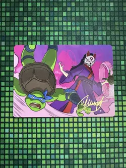 MTG Kitsune’s Technique Art Card (Gold-Stamped Signature) TMNT - Image 1