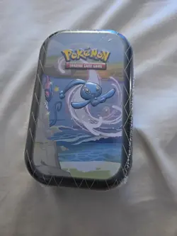 POKEMON TCG SHINING FATES MANAPHY MINI TIN SEALED CARDS BRAND NEW FACTORY SEALED - Image 1