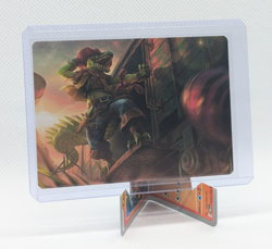 MTG - Leatherhead, Iron Gator Art Card (Gold-Stamped Signature) Art Series: TMNT - Image 1