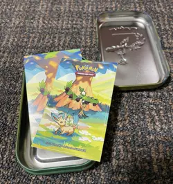 Random Lot of Pokemon Cards (Includes Tin and Mini Binder) - Image 4