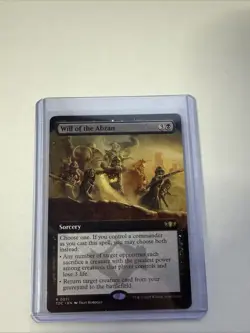 MTG Will of the Abzan (Extended Art) Commander: Tarkir: Dragonstorm Regular - Image 1