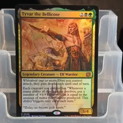 Magic: The Gathering Tyvar the Bellicose Black Green Mythic Foil Legendary Crea… - Image 1