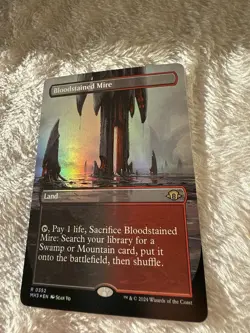 Bloodstained Mire (Borderless) Modern Horizons 3 Foil - Image 1