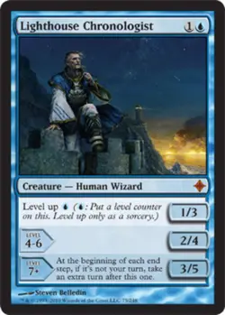 Lighthouse Chronologist Magic mtg Heavy Play, English Rise of the Eldrazi x1 - Image 1