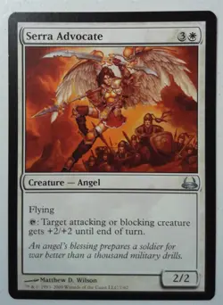 Serra Advocate *Uncommon* Magic MtG x1 Divine vs Demonic SP - Image 1