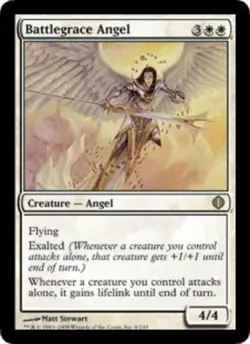 MTG Battlegrace Angel, Shards of Alara, Lightly Played, English - Image 1