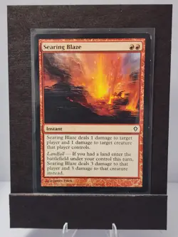 Searing Blaze - Worldwake - MTG - Magic The Gathering - TCG - Image 1