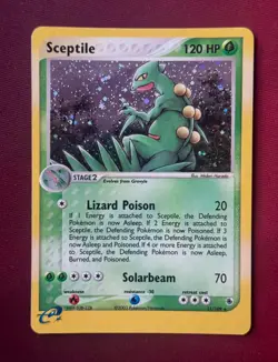SCEPTILE 11/109 EX Ruby & Sapphire HOLO rare Pokemon TCG card NM+ CLEAN! - Image 1