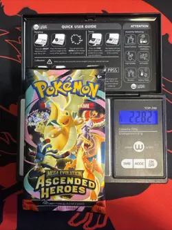 22.82g HEAVY - Pokemon TCG Ascended Heroes Booster Pack - Semi Or God Pack UUU - Image 1