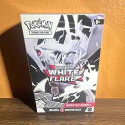 Pokemon Scarlet & Violet White Flare Booster Bundle Box - Reshiram - English TCG - Image 1