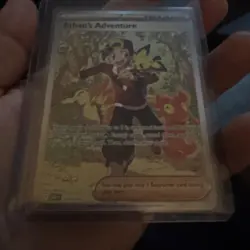 “Ethan’s Adventure 236/182 SIR Pokemon Destined Rivals Full Art Trainer NM” - Image 2