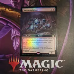 MTG teenage mutant ninja turtles - Ravenous Robots foil Extended Art rare R 0271 - Image 1