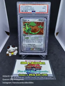 Pokemon Card - PSA 9 FLYGON EX #94/108 (EX POWER KEEPERS) YEAR 2007 - Image 1