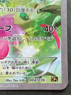 Pokemon card Shaymi 004/036 CP5 1st 2016 Pokemon TCG Japan Holo Rare Nintendo D - Image 4