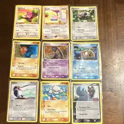 Nintendo Pokemon TCG 9 Card Lot - Jigglypuff, Taillow, Meditite, Poochyena - Image 1