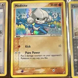 Nintendo Pokemon TCG 9 Card Lot - Jigglypuff, Taillow, Meditite, Poochyena - Image 3