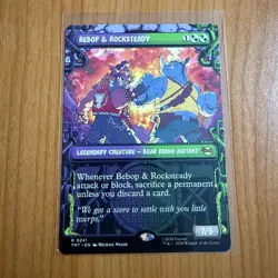 Bebop & Rocksteady (Showcase) - TMNT - Teenage Mutant Ninja Turtles MTG Magic - Image 1