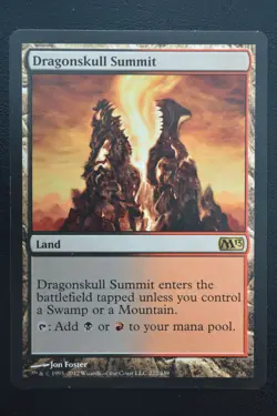 Magic The Gathering MTG DRAGONSKULL SUMMIT Magic 2013 LP Lightly Played - Image 1