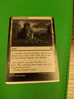 evolving wilds mtg miscut misprint error sheet edge - Image 1